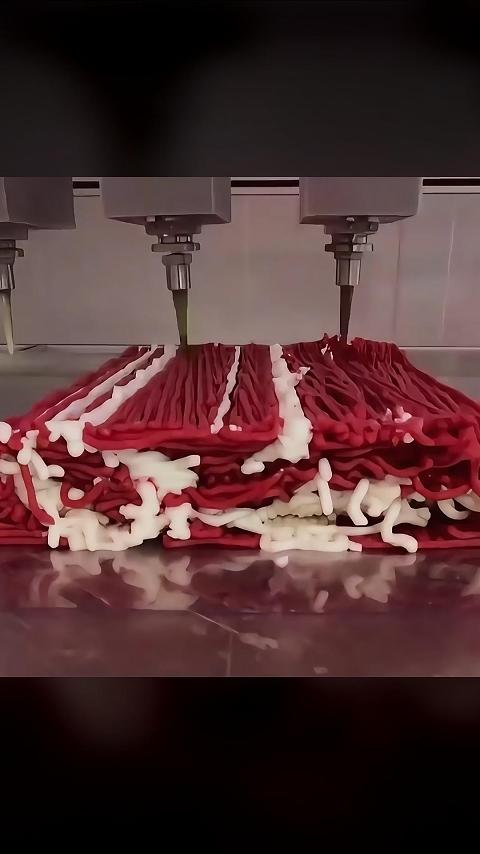 3D打印素食牛排的制作过程
