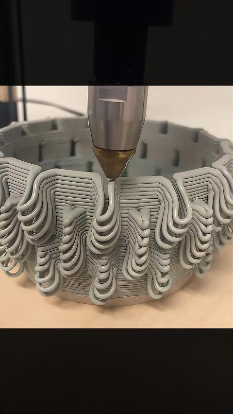 粘土3D打印上釉烧制成品惊艳