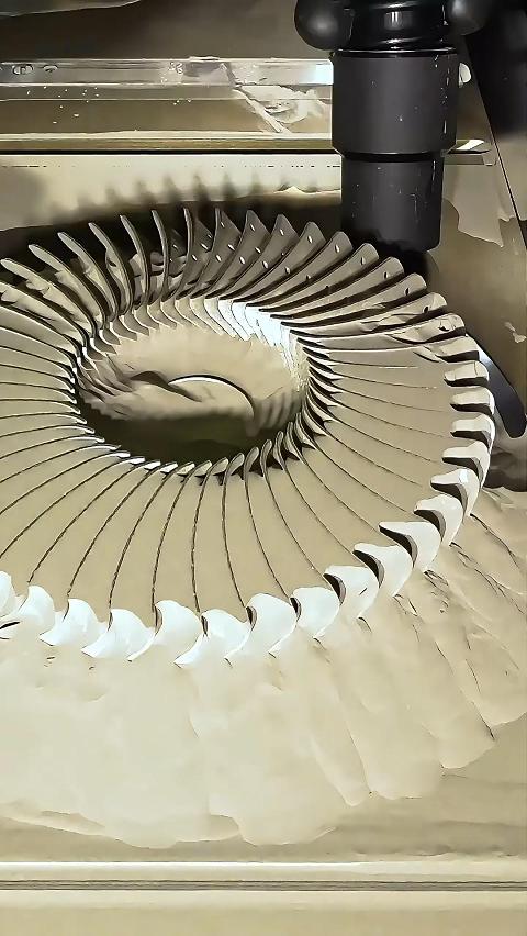 激光金属3D打印+EDM线切割=无模具自由造 - 316L不锈钢涡轮叶片