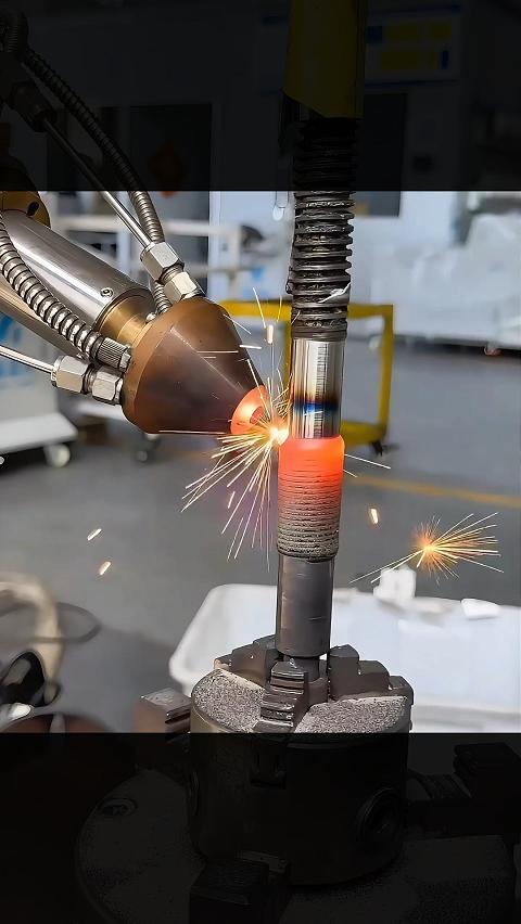 激光熔覆全过程 金属零件的重生之术