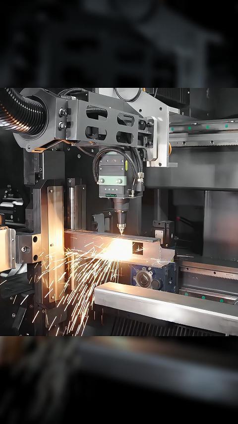 20KW重型激光切割！三吨巨物轻松刀