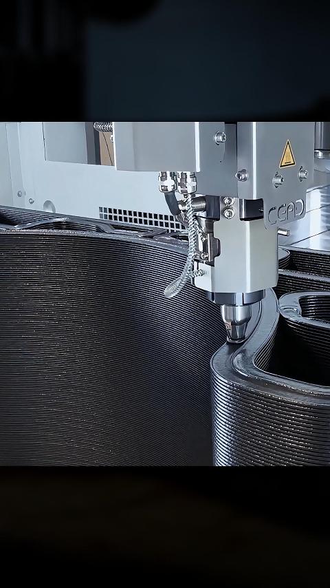 大型复合材料增减一体混合制造工艺：3D打印+CNC铣削一体成型