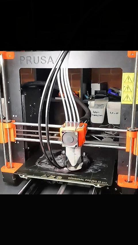 四轴核弹喷头！180mm³/s狂飙打印