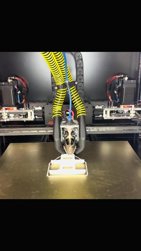 双CPAP冷却管道360°环绕喷射风冷 360℃ PLA极限打印