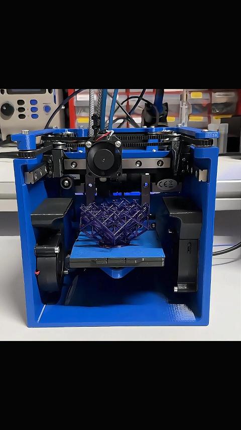 即将开源的3D打印的超迷你3D打印机打印首测！效果还不错！