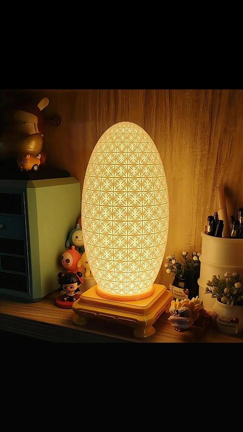 简约时尚创意氛围灯饰！AI生成设计+3D打印