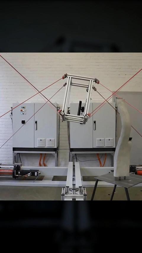 轻量化设计+固定驱动系统=超高动态性能！缆绳机器人