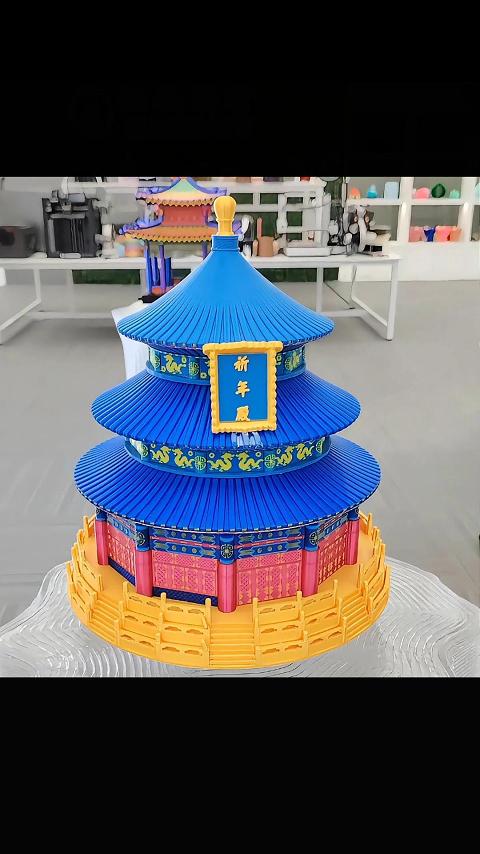 当古老祈年殿遇上FDM 3D打印，每一帧都是壁纸