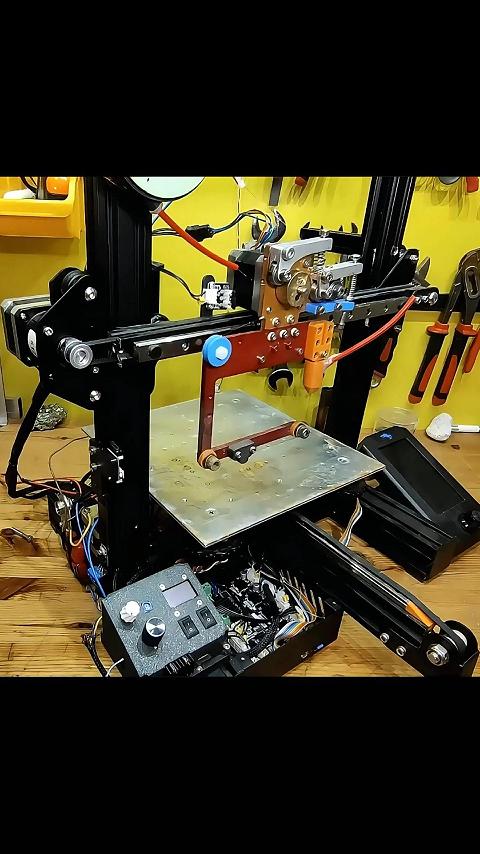 震撼！Ender3爆改桌面级线切割机！完全开源！